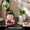 Adorno de Piedra Difusora de Aromaterapia de Cristal Estilo Chino Tradicional del Emperador de Jade, Soporte de Aromaterapia Personalizado para Decoración de Escritorio de Casa y Dormitorio