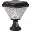 Luz solar para jardín exterior, luz de poste LED de alto brillo, iluminación decorativa impermeable para exteriores para casa, villa y jardín