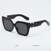 Gafas de Sol de Nuevo Estilo para Mujer con Montura Cuadrada y Cara Grande, Estilizadoras para Fotografía Callejera, Gafas de Protección Solar, Gafas de Sol Anti-UV para Viajes a la Costa, Miopía