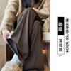 Pantalones de Lana de Espiga de Pierna Ancha para Mujer 2026 Nuevo Primavera y Otoño Delgados Casuales Petite Lana Pantalones Rectos Estrechos