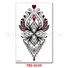 Pegatina de Tatuaje Pegatina de Tatuaje para Mujer Flor Brazo Medio Brazo Set de Pegatinas de Tatuaje
