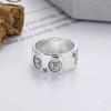 Anillo de Ábaco Estilo Étnico Retro 2024 para Hombres y Mujeres, Diseño de Nicho, Estilo Abierto, Moderno y Creativo, Directo del Fabricante