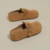 Sandálias Birkenstock slip-on retrô de sola grossa para mulheres petite, nova coleção de outono 2026, com palmilha interna macia que aumenta a altura e design de biqueira fechada
