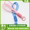 Cordão para Celular Trançado com Nós em Blocos de Cores Personalizado Chaveiro Formato Montanha Langlang de Desenho Animado Cordão para Copo de Água ao Ar Livre