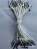 Venta al por mayor de fábrica hebilla de cuerda de tres cabos cuerda con cabeza de hierro cuerda sin elástico hebilla de cuerda cordón de lámpara cuerda de púas tarjeta