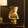Jarrón de Cerámica Clásico, Mueble de TV Estilo Antiguo, Decoraciones para Sala de Estar, Sensación Retro de Alta Gama, Arreglo Floral para Sala de Estar