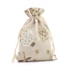 Nuevo Bolsillo de Tela de Algodón y Lino Estampado Étnico Adecuado para Bolsita Repelente de Mosquitos Empaque de Carbón Activado Bolsa de Algodón y Lino
