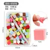 Fornecimento exclusivo transfronteiriço de esponjas para nail art, ferramentas de esponja de alta densidade para esfumar blush em degradê profissional