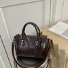 Bolso Boston Retro de Alta Gama 2026 Nuevo Bolso Cruzado de Hombro Único para Mujer Bolso Almohada de Gran Capacidad