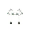 Brincos estilo pastoral O Mágico de Oz femininos modernos pequenos frescos guirlanda borla brincos estilo coreano elegantes brincos Mori
