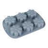 Molde de silicona para pasteles transfronterizos con forma de flor, 6 agujeros, fácil de desmoldar, herramienta para horno doméstico, se puede hornear