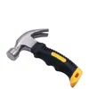 Martillo de uña con mango de madera, Martillo para quitar clavos, Martillo para carpintería, Martillo de hierro pequeño mini, Martillo de hierro, Herramienta de martillo multifuncional integrada
