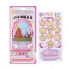 Nuevas Pegatinas en Relieve, Pegatinas de Cristal 3D Estilo Jenga, Pegatinas Decorativas de Dibujos Animados para Niños, Materiales para Journaling