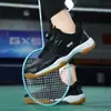 Zapatillas de Bádminton para Hombre, Hebilla Giratoria, Transpirables, Antideslizantes, Amortiguadoras, Zapatillas de Tenis Profesionales, Zapatillas de Tenis de Mesa Elegantes y Versátiles, Equilibradas