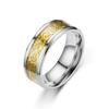 Moda Europeia e Americana Anéis Masculinos Atacado Aço Titânio Diamante Aço Inoxidável Padrão Dragão Acessórios para Casal Estilo Europeu e Americano