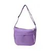 Bolsa Transversal Feminina Estilo Ins Japonês Versátil Bolsa de Ombro Fashion para Estudantes Universitárias Bolsa Tote para Lazer ao Ar Livre Viagem