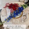 1,4 m Francês delphinium flor artificial arranjo de flores em casa estrada de casamento chumbo alta decoração hotel macio flor falsa