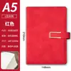 Cuaderno de Negocios a5 al por mayor simple de cuero bloc de notas logo personalizado registro de reunión de oficina b5 en stock cuaderno