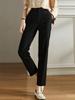 Pantalones de vestir de nueve puntos para mujer, pantalones de traje para mujer, pantalones casuales rectos tipo cigarrillo, primavera y otoño