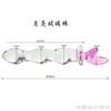 Palo de Masturbación de Cristal para Mujeres, Bolas para Punto G y Anal, Herramienta Sexual de Vidrio, Dispositivo Vibratorio para Punto G
