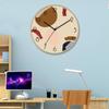 Reloj de pared de 12 pulgadas (30 cm), nuevo, imitación madera de bambú china, cepillado, silencioso, moderno, para sala de estar, personalizado, creativo, transfronterizo