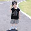 Nova Roupa Infantil para Bebês Conjunto de Colete para Meninos 2026 Verão Roupas Sem Mangas Verão Infantil Fresco e Estiloso Conjunto de Duas Peças