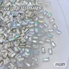 Zircônia Branca Fundo Plano Nail Art Mini Pequena Zircônia Pequena Decorações Mistas Strass de Nail Art Brilhantes Super Brilhantes Atacado