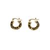 Pendientes Geométricos con Estampado de Leopardo Estilo Europeo y Americano para Mujer, Diseño de Nicho, Lujo Ligero, Pendientes de Gama Alta, Moda Otoño e Invierno, Pendientes Elegantes