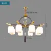 Nuevo candelabro de estilo chino para sala de estar, nuevo modelo 2026 para uso doméstico, dormitorio, estudio, sala de té Zen de estilo chino, candelabro para comedor