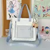 Bolso de Mano Versátil de Gran Capacidad Estilo Japonés Bolso de Hombro Chica Suave Estudiante Tutoría Bolso Cruzado Bolso Tote para Clase y Viajes