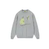 Sudadera con Capucha Redonda de Frutas Estilo Retro Americano Otoño/Invierno para Mujer 2026 Nuevo Diseño con Sentido Nicho Holgada Perezosa Manga Larga Superior