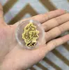 Pegatina para Teléfono Móvil de Oro Puro 999 2 Mg Dios de la Riqueza Caqui Ruyi Talismán de Paz para Atraer Riqueza y Hacerse Rico Regalo Popular Fabricante Venta al por Mayor
