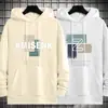 Sudadera con capucha de otoño para hombre, estilo primavera/otoño 2025, top casual holgado para adolescentes, chaqueta oversized de marca de moda