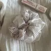 Scrunchie de Bolinhas Estilo Coreano para Mulheres com Cabelo Grosso, Adequado para Rabos de Cavalo Altos, Acessório de Cabelo Moderno e Versátil