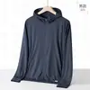 Cantidad de Corriente Ropa con Protección Solar de Seda de Hielo Estilo Pareja Verano Ropa Transpirable Anti-UV para Hombres y Mujeres UPF50+ Ropa de Pesca Chaqueta