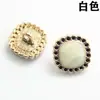Botones cuadrados de tacón alto metálicos plateados en stock para venta al por mayor, adecuados para prendas de punto, camisas y decoración de ropa, 12 mm