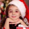 Pegatina de Esquina de Ojo Navideña para Niños Transfronteriza Sentido Avanzado Dibujo Animado Lindo Decoración de Cara Pegatina de Tatuaje de Papá Noel