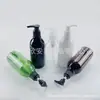 Botella de bomba de espiral de cuello largo de 280 ml, botella de champú, botella de gel de ducha, botella de desinfectante de manos, botella de bomba de loción blanca de 280 ML