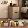 Mesita de noche de madera maciza ultraestrecha para dormitorio del hogar 2026 Venta caliente pequeña extremadamente estrecha simple moderna sin montaje armario de almacenamiento