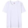 Conjunto de roupas de classe de manga curta de algodão pesado t-shirt de impressão de roupas de trabalho da empresa camisa de publicidade logotipo personalizado roupas por atacado