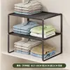 Prateleira Organizadora em Camadas para Bancada de Guarda-Roupa, Rack de Armazenamento para Empilhar Roupas, Divisória Retrátil, Artefato de Armazenamento Dentro do Armário