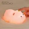 Lámpara de Noche Pequeña y Linda, Lámpara de Mesa Adorable y Creativa, Lámpara Táctil de Silicona con Forma de Nube, Compañera de Sueño Luz de Noche para Niños
