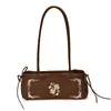 Yaozi 2026 principios de otoño nueva moda versátil casual simple retro bolso de mano gran capacidad bandolera para el día a día