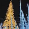 Árbol de flor de durazno, árbol artificial, atracción para vestíbulo de hotel, árbol de los deseos, decoración, lámpara de árbol de flor de cerezo de cristal