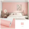 Fondo de Mesita de Noche de Dormitorio Color Sólido Papel Tapiz No Tejido Estilo Escandinavo Sala de Estar Pared de Fondo de TV Papel Tapiz Casa Entera Color Liso