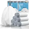 Sacos de Lixo com Cordão Amazon para Venda por Atacado, 4 Galões, Espessos e Resistentes a Rasgos, Tamanho Grande, Populares, Duráveis, Grande Capacidade