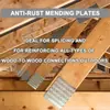 Suministro Listo de Conectores para Estructura de Casas de Madera, Conectores para Casas, Placa Dentada, Placa de Acero Galvanizado, Placa de Acero Inoxidable