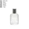 Atacado do fabricante frascos quadrados planos para perfume, frascos com borrifador de pressão de vidro transparente, frascos vazios de perfume cosmético, em estoque