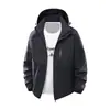 Chaqueta 8820 2026 Otoño/Invierno Nueva Chaqueta de Pareja, Chaqueta Unisex Talla Grande con Capucha Desmontable para Hombre