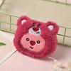 Vestido de pelúcia de desenho animado, urso, castor, boneca, broche, gatinho fofo, bolsa de castor, roupas, broche decorativo, alfinete